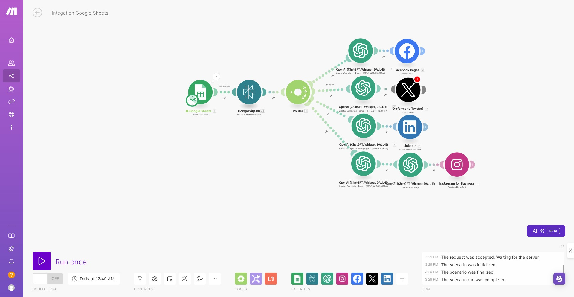 Social Media Automation